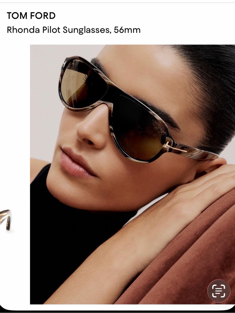 Tom Ford Rhonda Tortoiseshell Havana Smoke Pilot Sunglasses New $620 2026